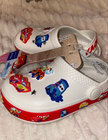 Sabot crocs cars pixar flash mcqueen T27