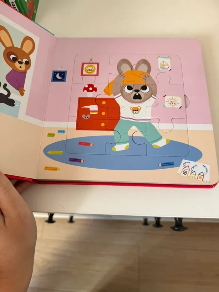 Lot de 3 livres puzzles d’Olive – Dès 2 ans - photo numéro 7