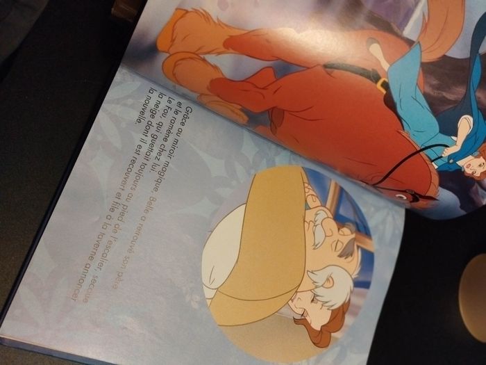 Livre Disney grand format la belle et la bête - photo numéro 3