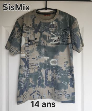 T-shirt garçon, SisMix, taille 14 ans