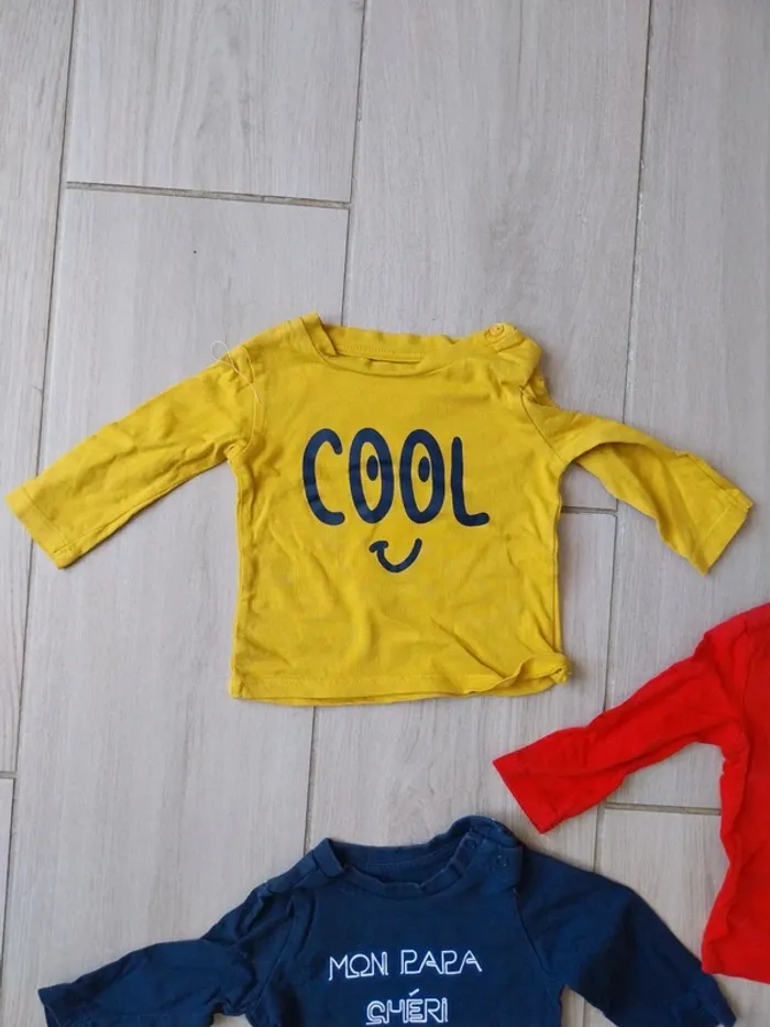 Lot t-shirt manche longue - photo numéro 2