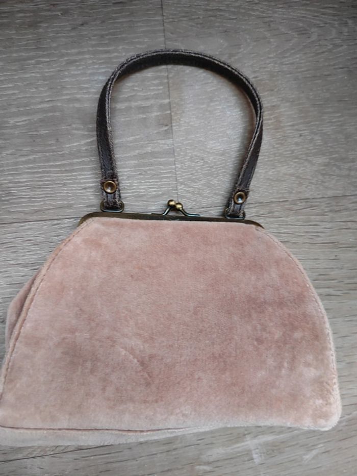 sac en velours vintage - photo numéro 2