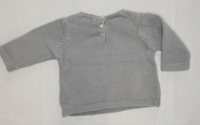 Ensemble 👣 3pieces,  pull  dpam,  pantalon  velours  okide, bodie col  claudine tao,  6mois/67cm - photo numéro 15