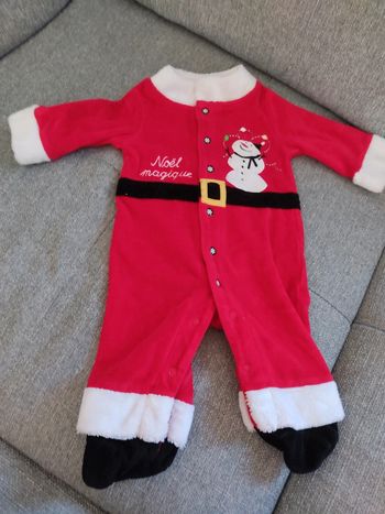 Pyjama thème Noël taille 3 mois