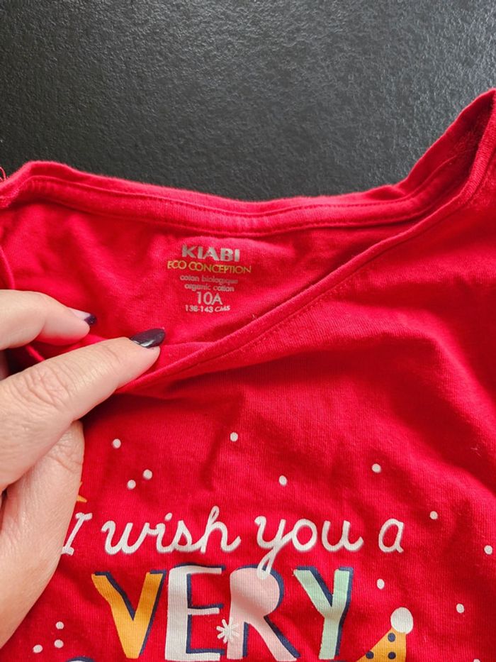 T shirt manches longues 10 ans - photo numéro 2
