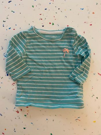 T-shirt manches longues bébé palmier