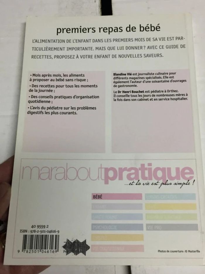 premier repas de bébé marabout - photo numéro 2