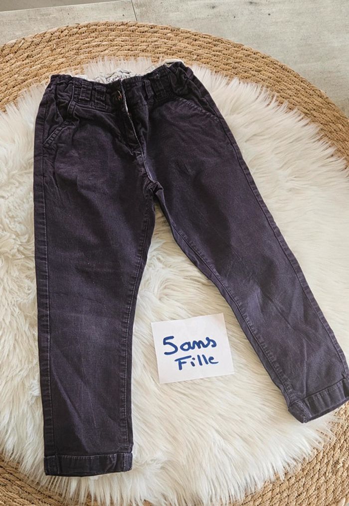 Jeans violet 5 ans fille - photo numéro 2