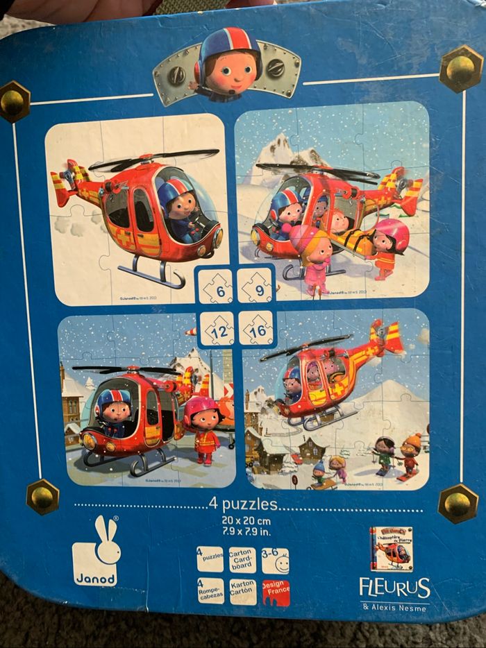 Puzzle Calimero + valise de 4 puzzles offerte - photo numéro 3