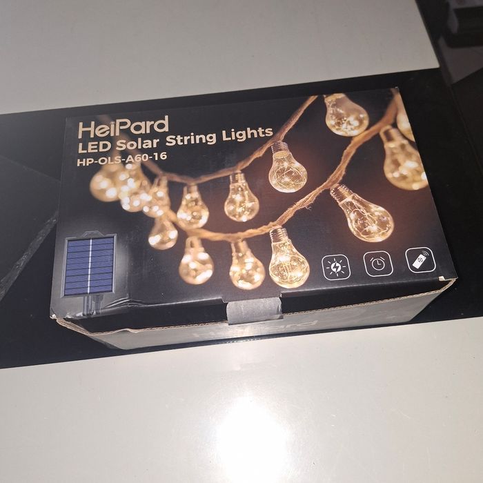 Guirlande lumineuse solaire extérieure