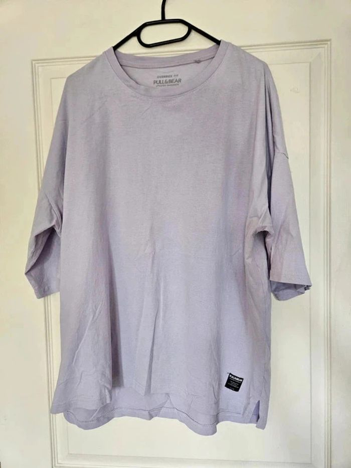 T-shirt lavande/lila - Pull&Bear - photo numéro 2