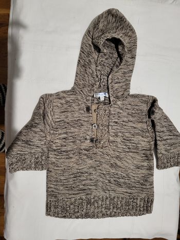 1 pull à capuche garçon 12 mois 