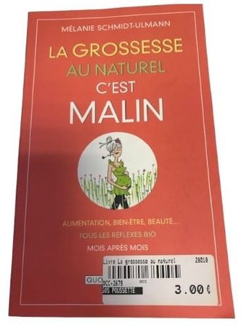 livre "la grossesse au naturel" - OCCASION