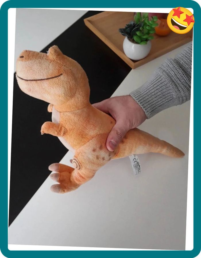 Péluche Dino Nash Disney Pixar Le voyage d'Arlo🌿🎁 - photo numéro 5