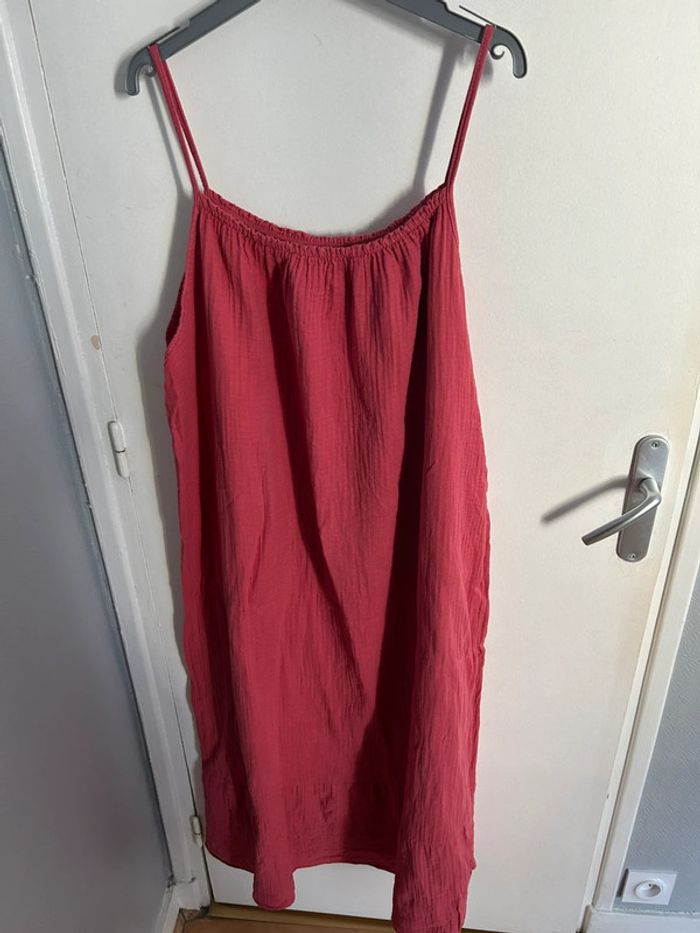 Robe longue en gaze de coton • Made In Italy • taille unique - photo numéro 2
