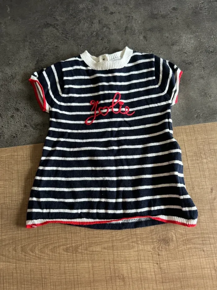 Robe en maille bébé