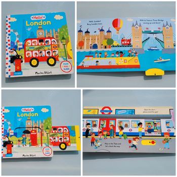 Beau livre à tirettes en anglais : Hello! London (48)