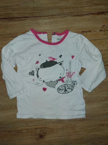 T-shirt fille 18.mois