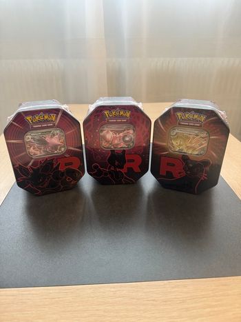 Pokémon Lot 3 Pokébox Team Rocket Neuf Français
