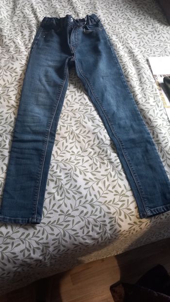 Jean super skinny fille bleu kiabi 10 ans tbe