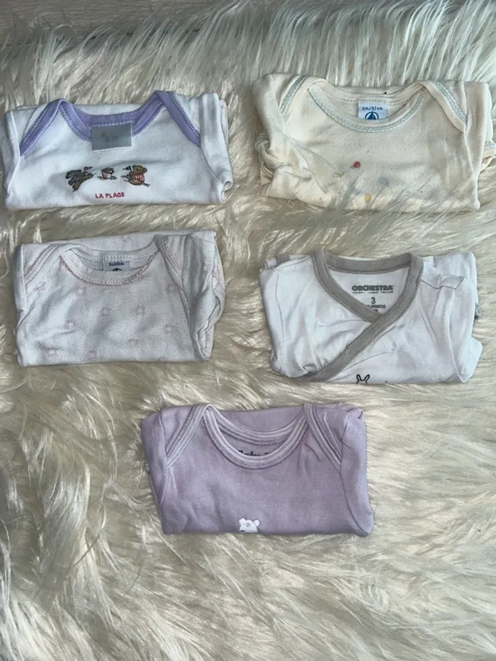 Lot de 5 body