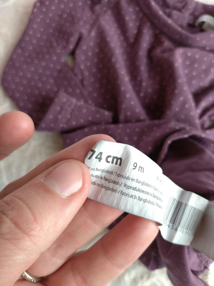 Sous pull col roulé à pois Fille 9 mois In Extenso - photo numéro 7