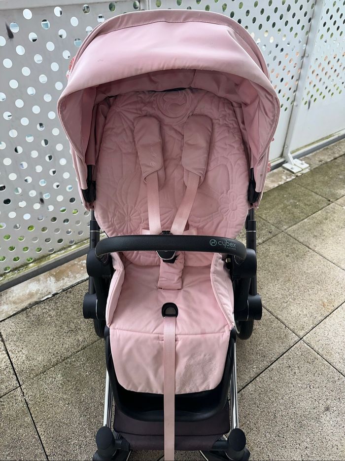 Poussette Cybex Priam 4 Simply Flowers Pale Blush - photo numéro 4