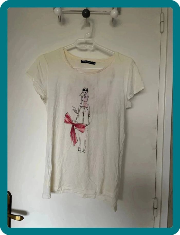 T-shirt écru