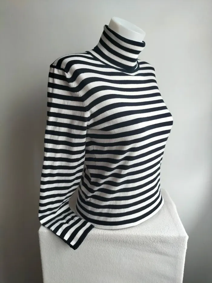 Pull Femmes Col Roulé - Tommy Hilfiger - Taille S - photo numéro 3