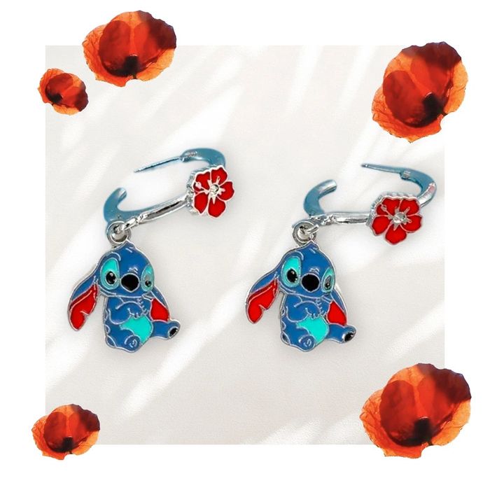 Boucles d'oreilles Stitch Neuves 💎