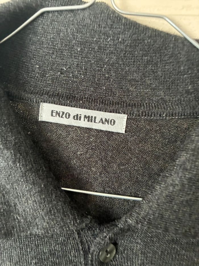 Polo longue manche L Enzo di Milano - photo numéro 2