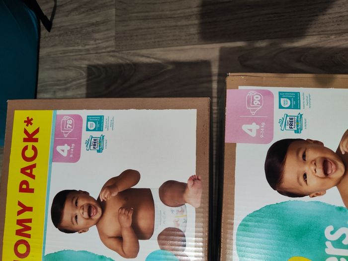 Couches Pampers harmonie taille 4 - photo numéro 2