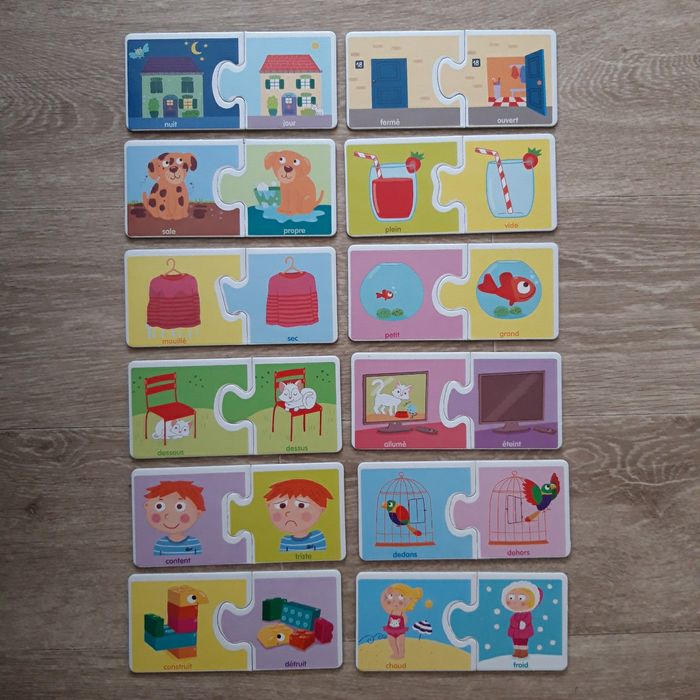 Jeu éducatif puzzle Les Contraires - photo numéro 5