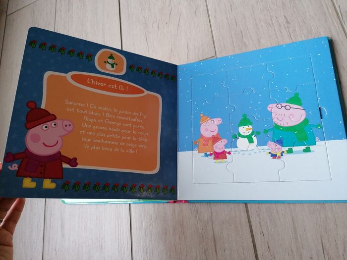 Lot de 2 livres puzzles Peppa pig - photo numéro 6