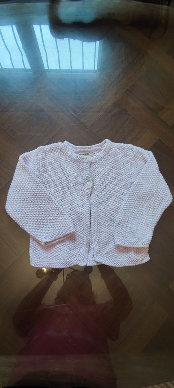 Gilet coton fille 9 mois Grain de blé