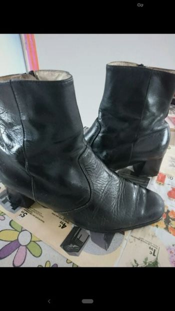 Bottines cuir