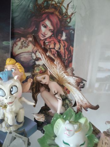 Figurine fée d automne 