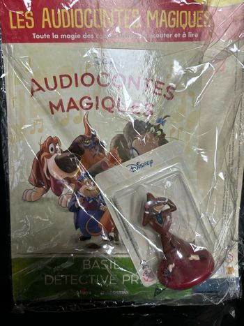 Figurine + Livre Basil Détective Privé n 48 Les Audiocontes Magiques Disney Altaya
