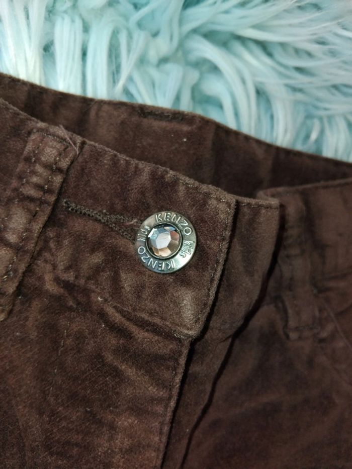 🍪 pantalon fille marron Kenzo kids 2 ans - photo numéro 2