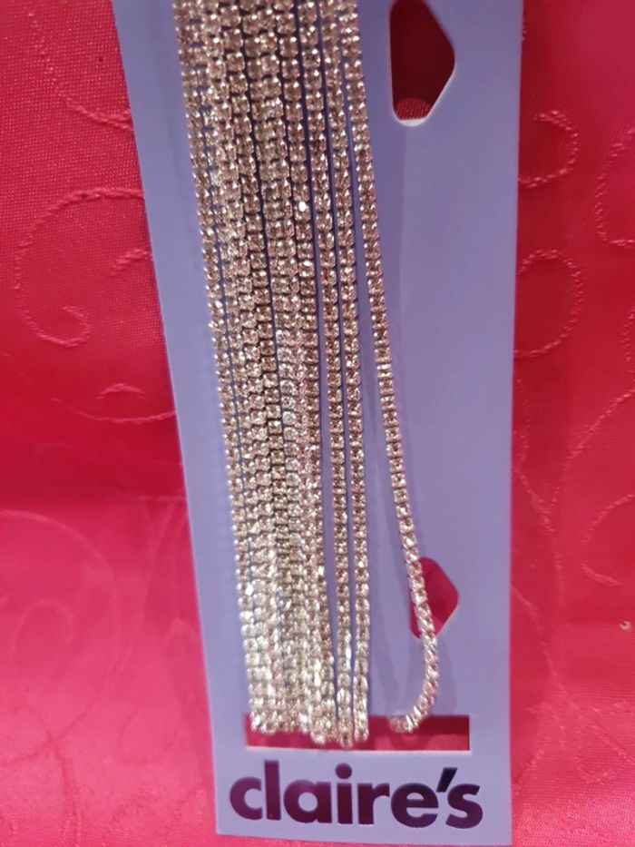 Collier ras de cou strass - photo numéro 2