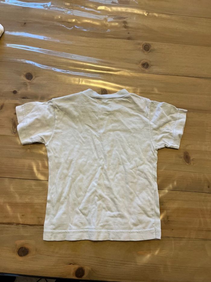 T-shirt bleu ciel Kiabi 12 mois - photo numéro 2