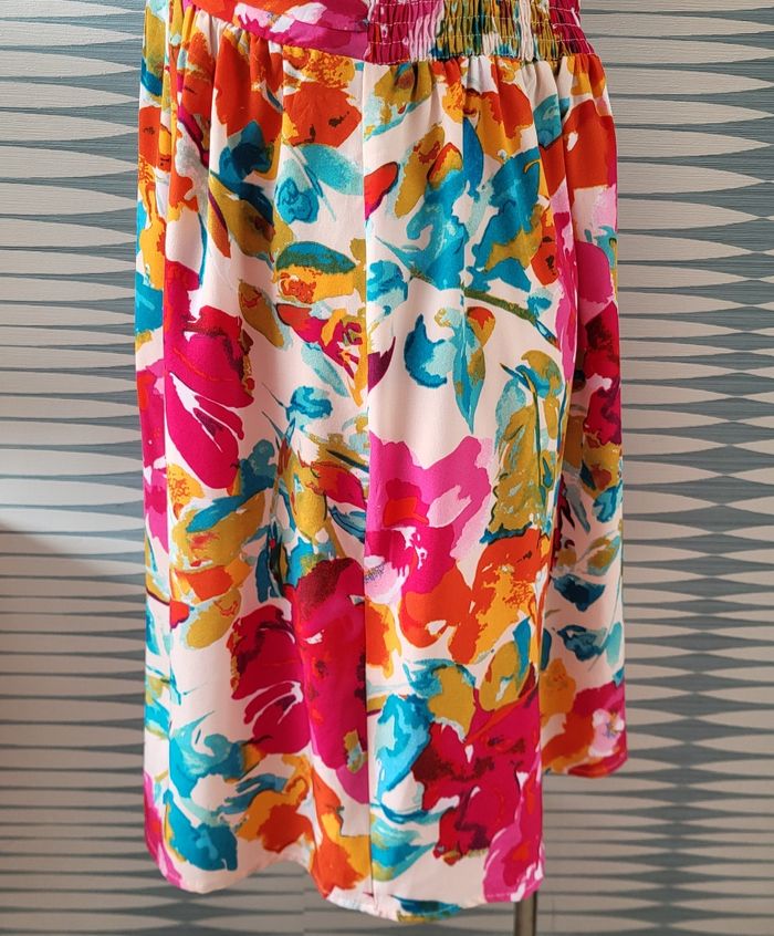 Robe courte imprimée taille XL By One by Loïcia Curve neuve avec étiquette - photo numéro 7