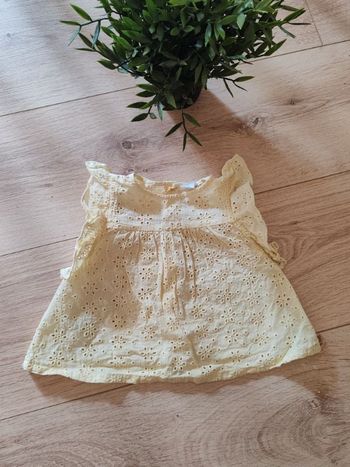 Blouse dentelle Tex baby 6 mois 🌸