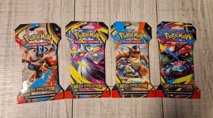 Art set - 4 booster blister - mega evolution