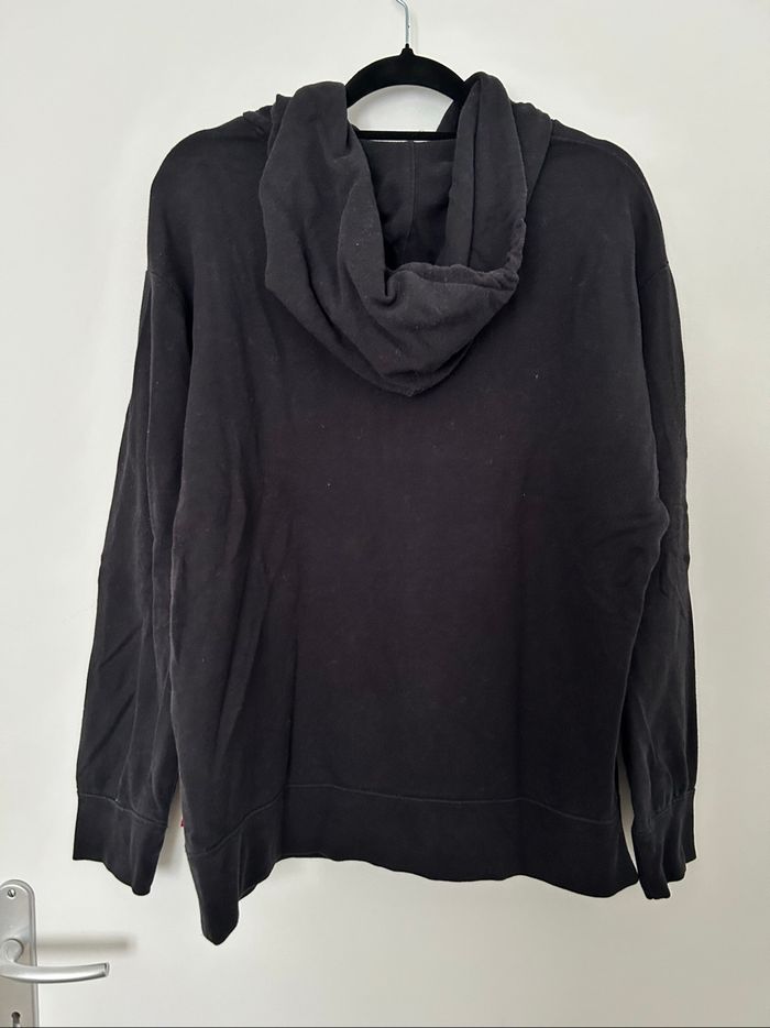 Sweat noir molletonné à capuche levi’s L - photo numéro 8
