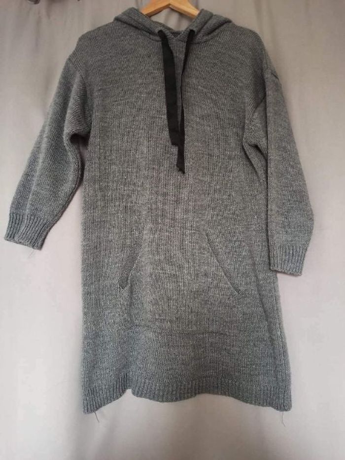 Robe pull grise