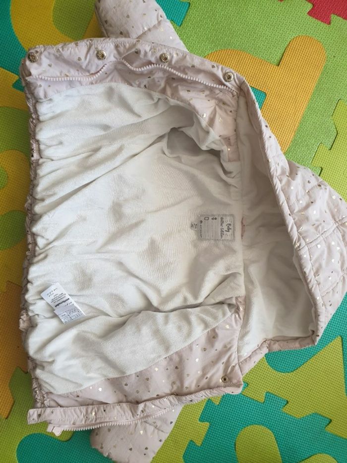 Lot vêtements fille 18 mois fête Noël jour de l'an, robes, blouson, gilets, chaussures Absorba - photo numéro 5