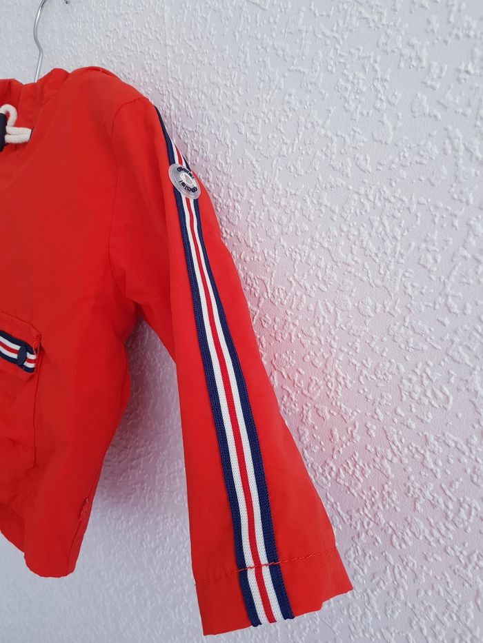 Obaïbi - Veste imperméable déperlante - Rouge - Neuve ! (6 mois) - photo numéro 3