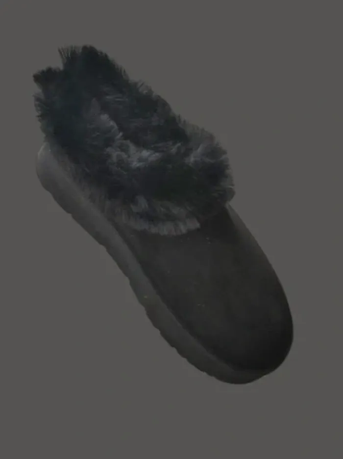 Mules fourrées noires 41 - photo numéro 2