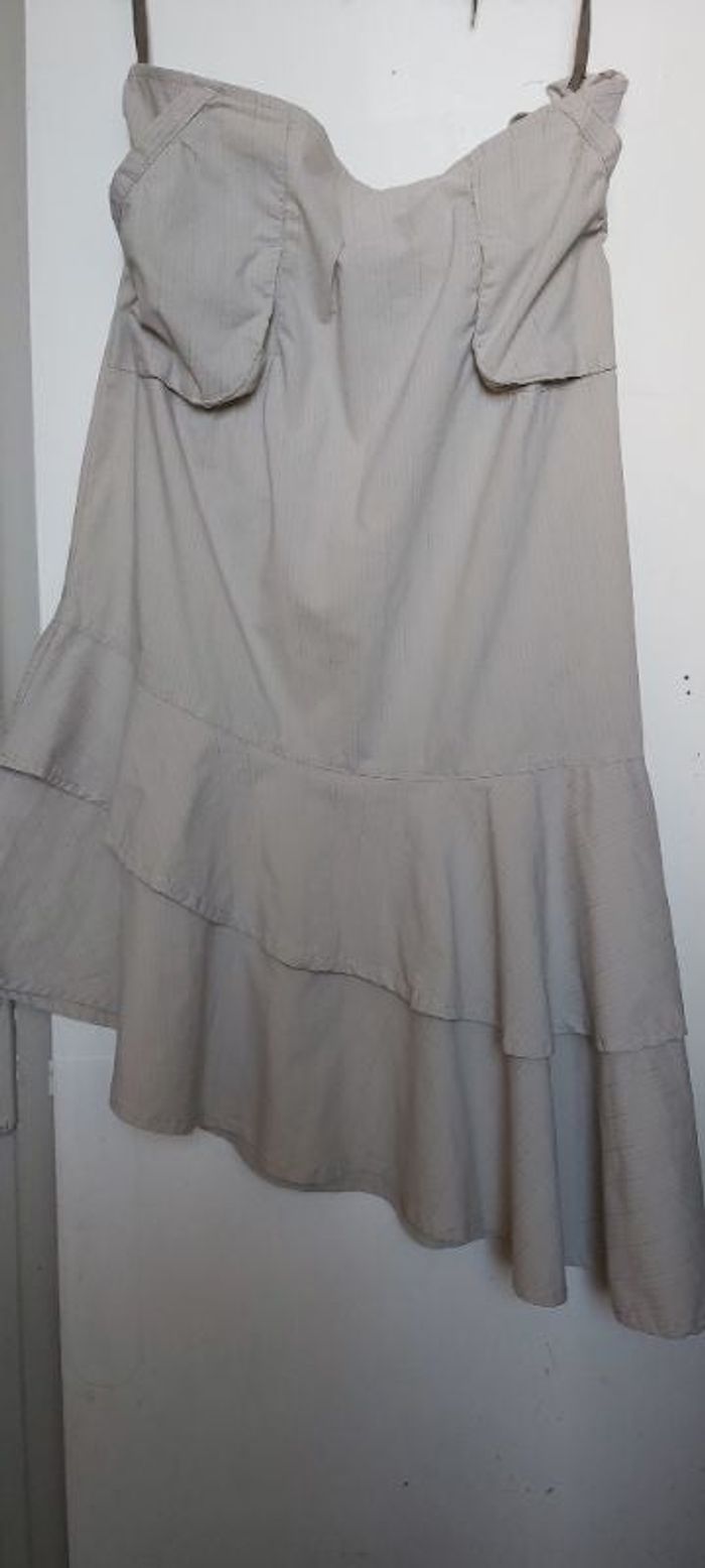 Jupe longue évasée avec poches